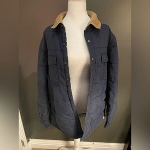 Blue Lucky Brand Bomber Jacket Size L Men or Women
